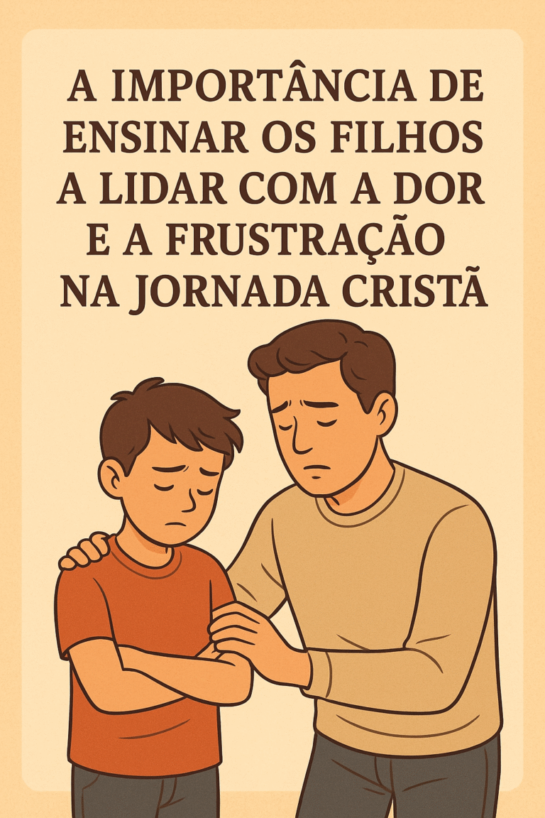 A Importância de Ensinar os Filhos a Lidar com a Dor e a Frustração na Jornada Cristã